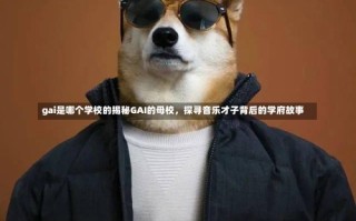 gai是哪个学校的揭秘GAI的母校，探寻音乐才子背后的学府故事