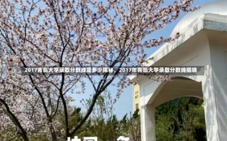 2017青岛大学录取分数线是多少揭秘，2017年青岛大学录取分数线揭晓