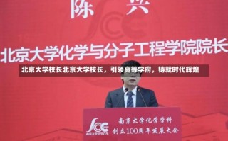 北京大学校长北京大学校长，引领高等学府，铸就时代辉煌