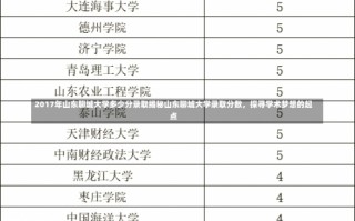 2017年山东聊城大学多少分录取揭秘山东聊城大学录取分数，探寻学术梦想的起点