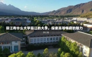 丽江有什么大学丽江的大学，探索高等学府的魅力