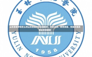 山东管理学院怎么样山东管理学院全面解析，历史沿革、教育质量、校园环境及就业前景展望