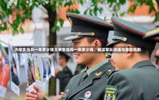 大学生当兵一年多少钱大学生当兵一年多少钱，解读军队待遇与激励机制