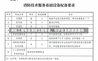 消防工程专业消防工程专业，守护安全的坚实基石