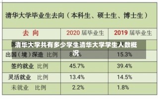 清华大学共有多少学生清华大学学生人数概况