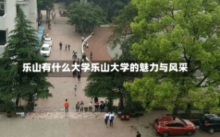 乐山有什么大学乐山大学的魅力与风采