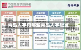 青岛大学有哪些青岛大学概览