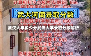 武汉大学多少分武汉大学录取分数解析