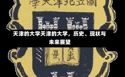 天津的大学天津的大学，历史、现状与未来展望