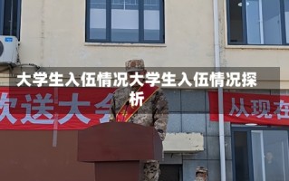 大学生入伍情况大学生入伍情况探析