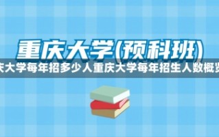 重庆大学每年招多少人重庆大学每年招生人数概览