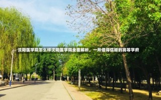 沈阳医学院怎么样沈阳医学院全面解析，一所值得信赖的高等学府