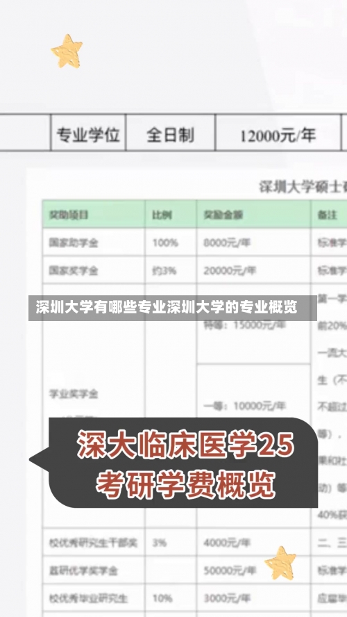 深圳大学有哪些专业深圳大学的专业概览-第1张图片-记录生活每一天