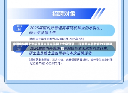 中国电信网上大学登录中国电信网上大学登录——探索数字化教育的无限可能-第1张图片-记录生活每一天