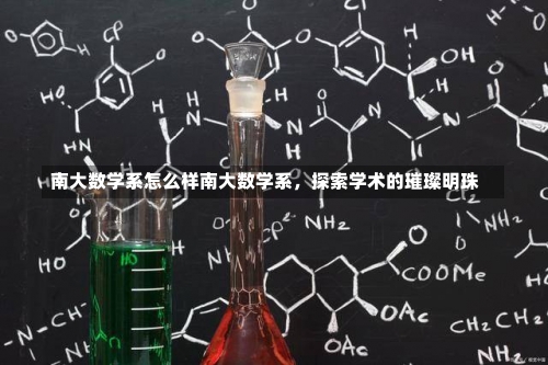 南大数学系怎么样南大数学系，探索学术的璀璨明珠-第1张图片-记录生活每一天