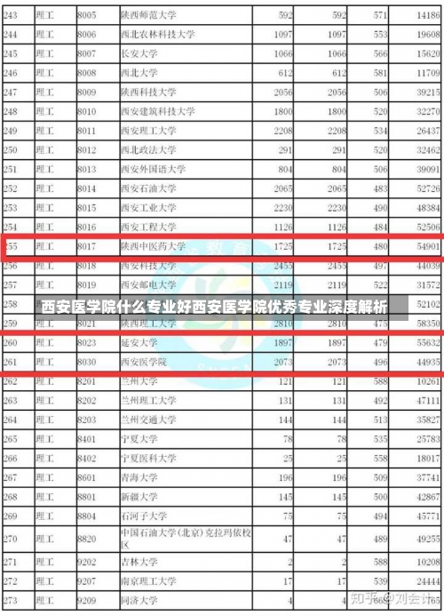 西安医学院什么专业好西安医学院优秀专业深度解析-第1张图片-记录生活每一天