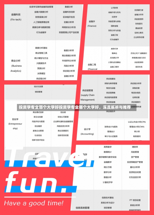 投资学专业哪个大学好投资学专业哪个大学好，深度解析与推荐-第1张图片-记录生活每一天