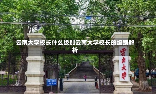 云南大学校长什么级别云南大学校长的级别解析-第1张图片-记录生活每一天