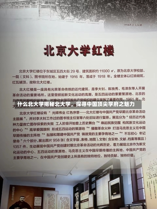 什么北大学揭秘北大学，探寻中国顶尖学府之魅力-第1张图片-记录生活每一天