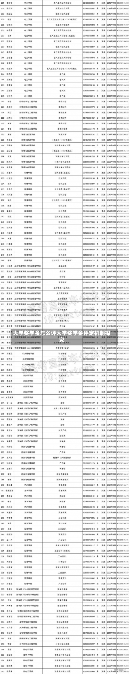 大学奖学金怎么评大学奖学金评定机制探究-第1张图片-记录生活每一天