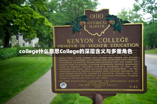 college什么意思College的深层含义与多重角色-第1张图片-记录生活每一天