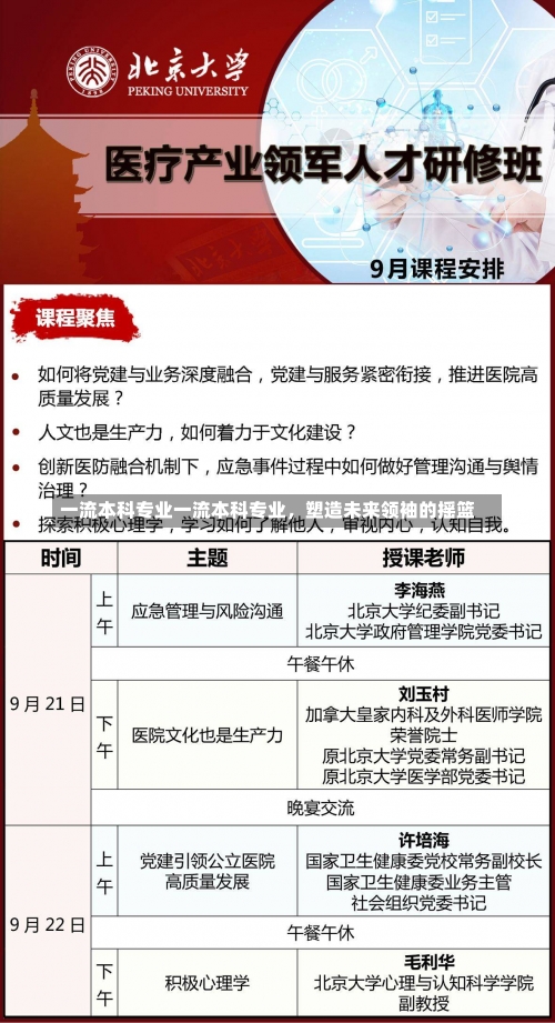 一流本科专业一流本科专业，塑造未来领袖的摇篮-第1张图片-记录生活每一天