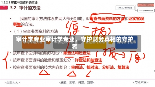 审计学专业审计学专业，守护财务真相的守护者-第1张图片-记录生活每一天