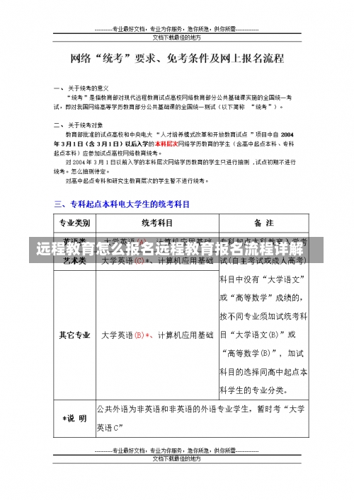 远程教育怎么报名远程教育报名流程详解-第3张图片-记录生活每一天