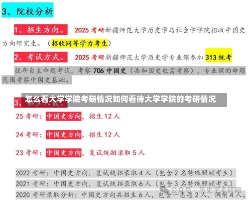 怎么看大学学院考研情况如何看待大学学院的考研情况-第1张图片-记录生活每一天