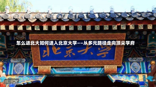 怎么进北大如何进入北京大学——从多元路径走向顶尖学府-第1张图片-记录生活每一天