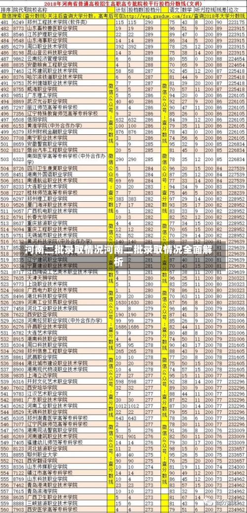 河南二批录取情况河南二批录取情况全面解析-第1张图片-记录生活每一天