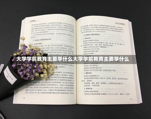 大学学前教育主要学什么大学学前教育主要学什么-第2张图片-记录生活每一天