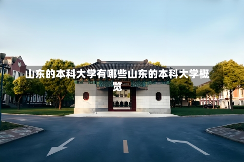 山东的本科大学有哪些山东的本科大学概览-第1张图片-记录生活每一天