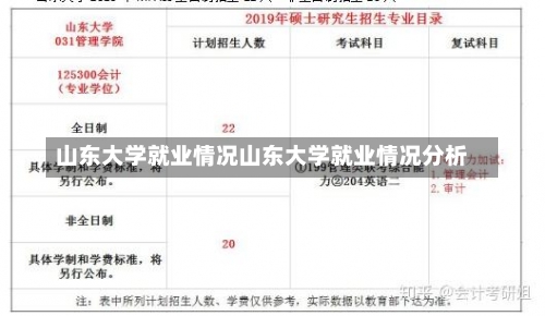 山东大学就业情况山东大学就业情况分析-第1张图片-记录生活每一天