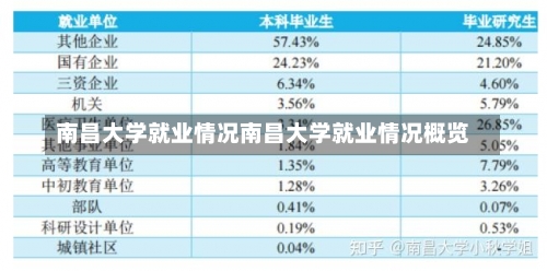 南昌大学就业情况南昌大学就业情况概览-第1张图片-记录生活每一天