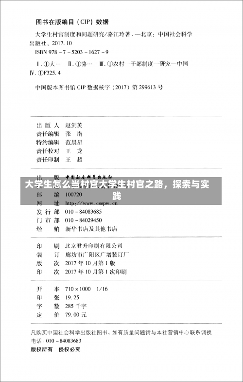 大学生怎么当村官大学生村官之路，探索与实践-第2张图片-记录生活每一天