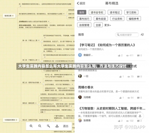 大学生实践内容怎么写大学生实践内容怎么写，方法与技巧探讨-第1张图片-记录生活每一天