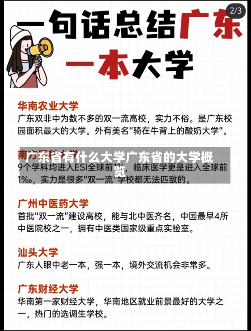 广东省有什么大学广东省的大学概览-第3张图片-记录生活每一天