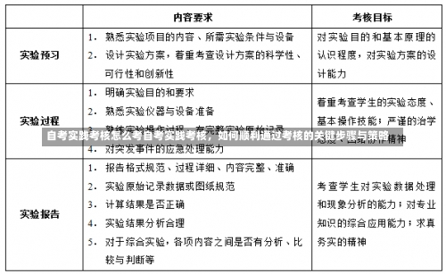 自考实践考核怎么考自考实践考核，如何顺利通过考核的关键步骤与策略-第1张图片-记录生活每一天