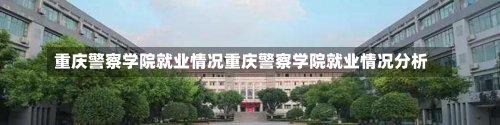 重庆警察学院就业情况重庆警察学院就业情况分析-第1张图片-记录生活每一天