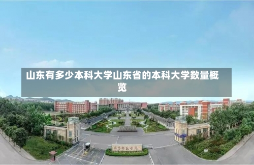 山东有多少本科大学山东省的本科大学数量概览-第1张图片-记录生活每一天