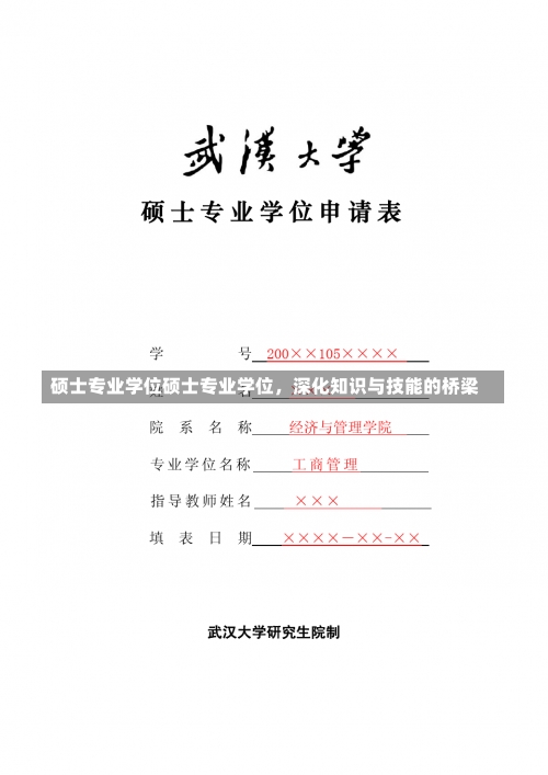 硕士专业学位硕士专业学位，深化知识与技能的桥梁-第2张图片-记录生活每一天