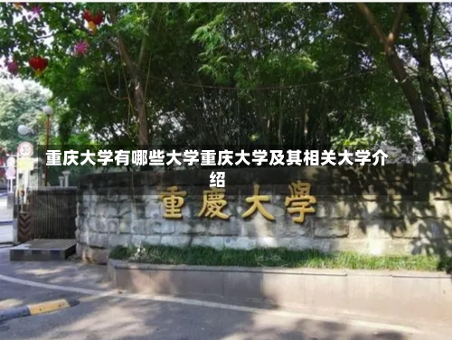 重庆大学有哪些大学重庆大学及其相关大学介绍-第2张图片-记录生活每一天