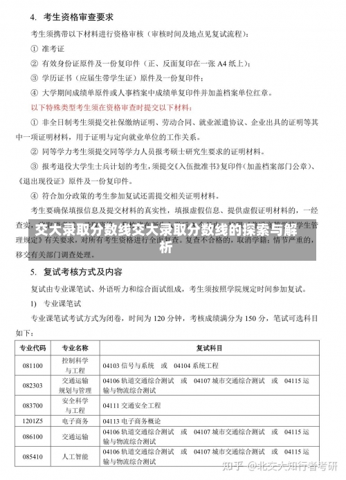 交大录取分数线交大录取分数线的探索与解析-第2张图片-记录生活每一天