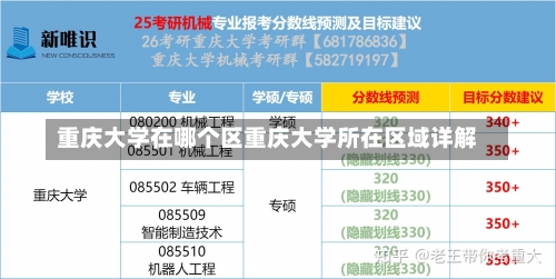 重庆大学在哪个区重庆大学所在区域详解-第1张图片-记录生活每一天