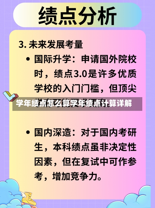 学年绩点怎么算学年绩点计算详解-第1张图片-记录生活每一天