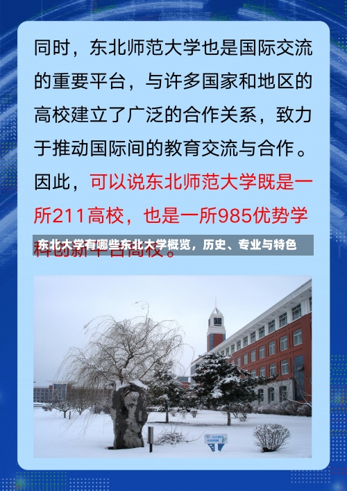 东北大学有哪些东北大学概览，历史、专业与特色-第2张图片-记录生活每一天