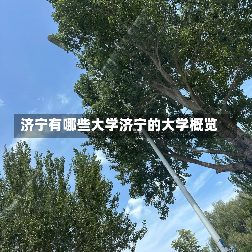 济宁有哪些大学济宁的大学概览-第2张图片-记录生活每一天