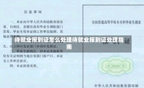 待就业报到证怎么处理待就业报到证处理指南-第1张图片-记录生活每一天