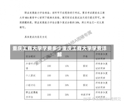 重庆工商大学学费多少重庆工商大学学费详解-第1张图片-记录生活每一天